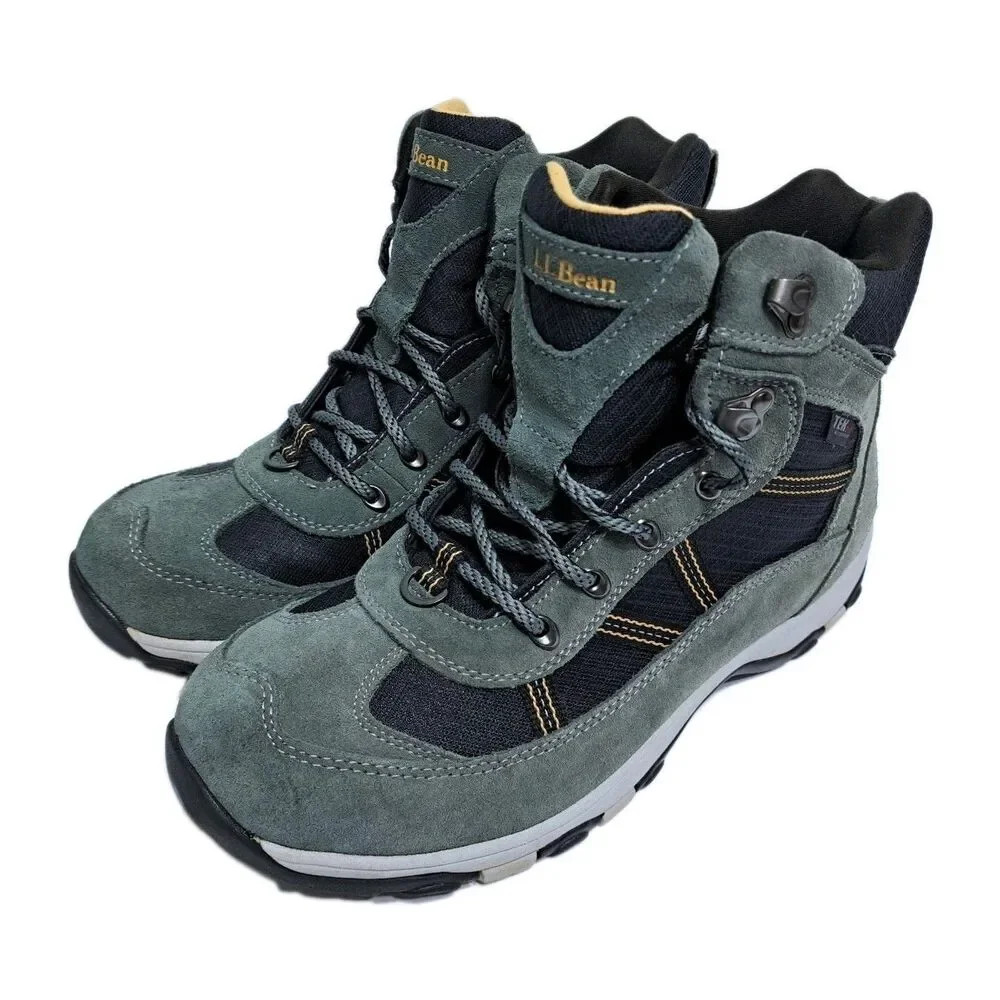 LL Bean Mens 10.5 Tek 2.5 Waterproof Hiking Boots Green Insulated PrimaLoft 200g